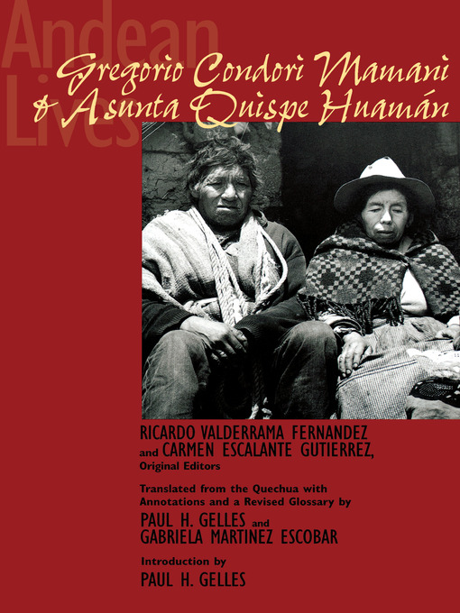 Title details for Andean Lives by Ricardo Valderrama Fernández - Available